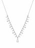 Collar Plateado con Circonitas