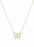 Collar Dorado con Corazones
