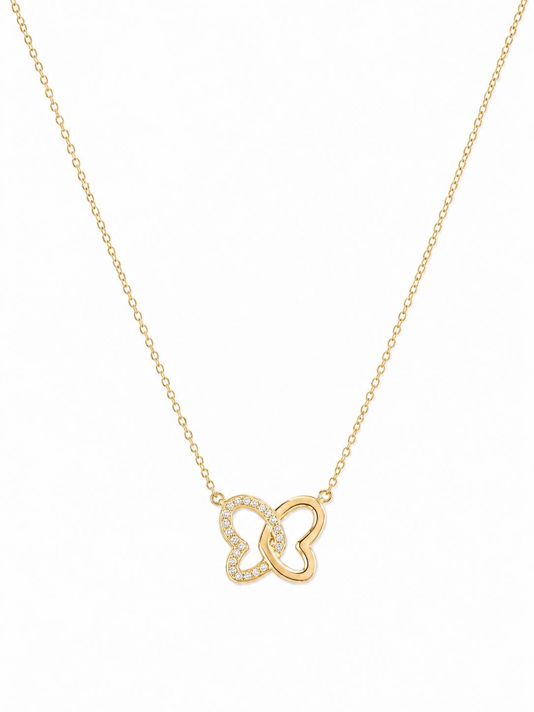 Collar Dorado con Corazones