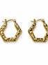 Pendientes Dorados Hexágonos