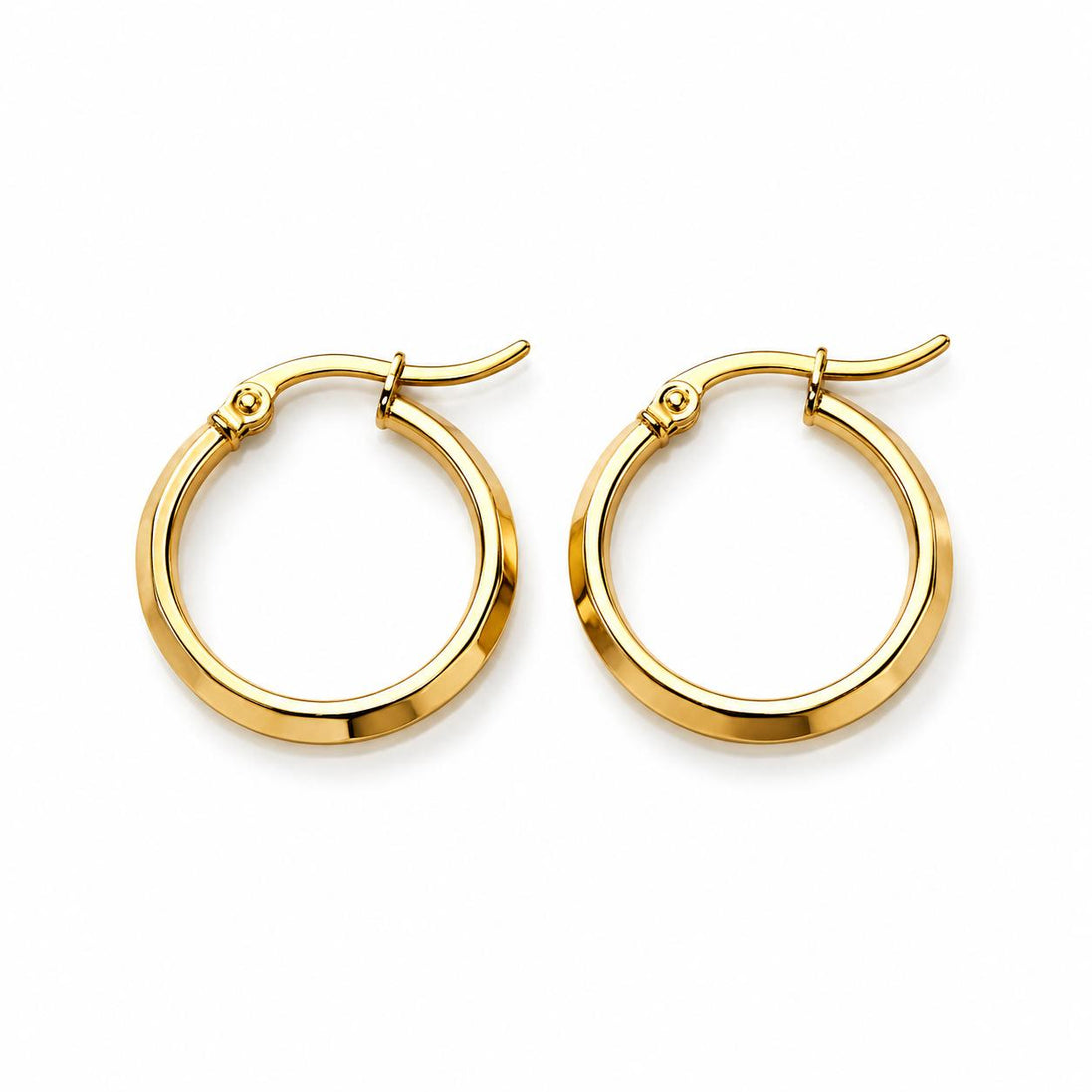 Pendientes Dorados Redondos