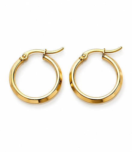 Pendientes Dorados Redondos