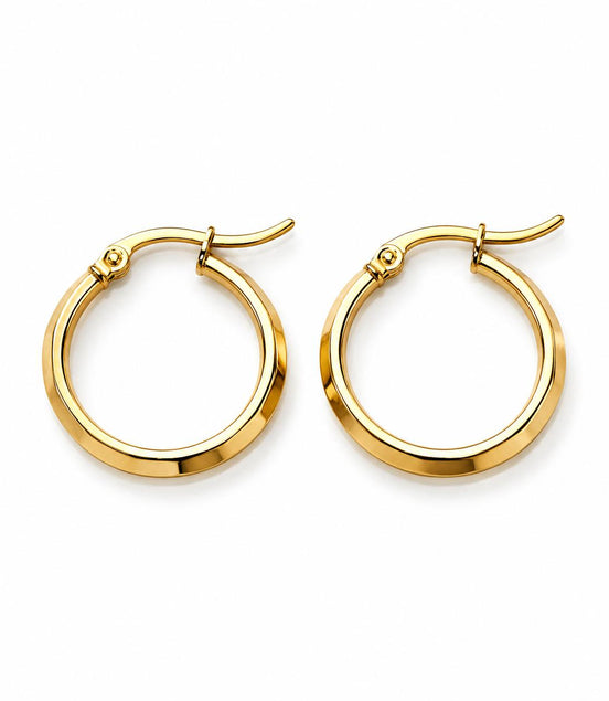 Pendientes Dorados Redondos