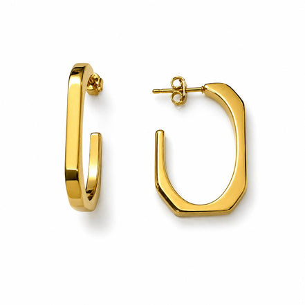 Pendientes Dorados Hexágonos