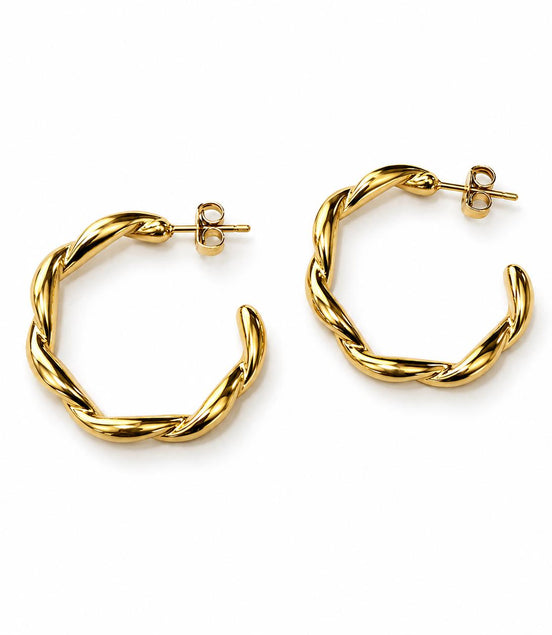 Pendientes Dorados Circulares