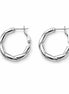 Pendientes Plateados Circulares