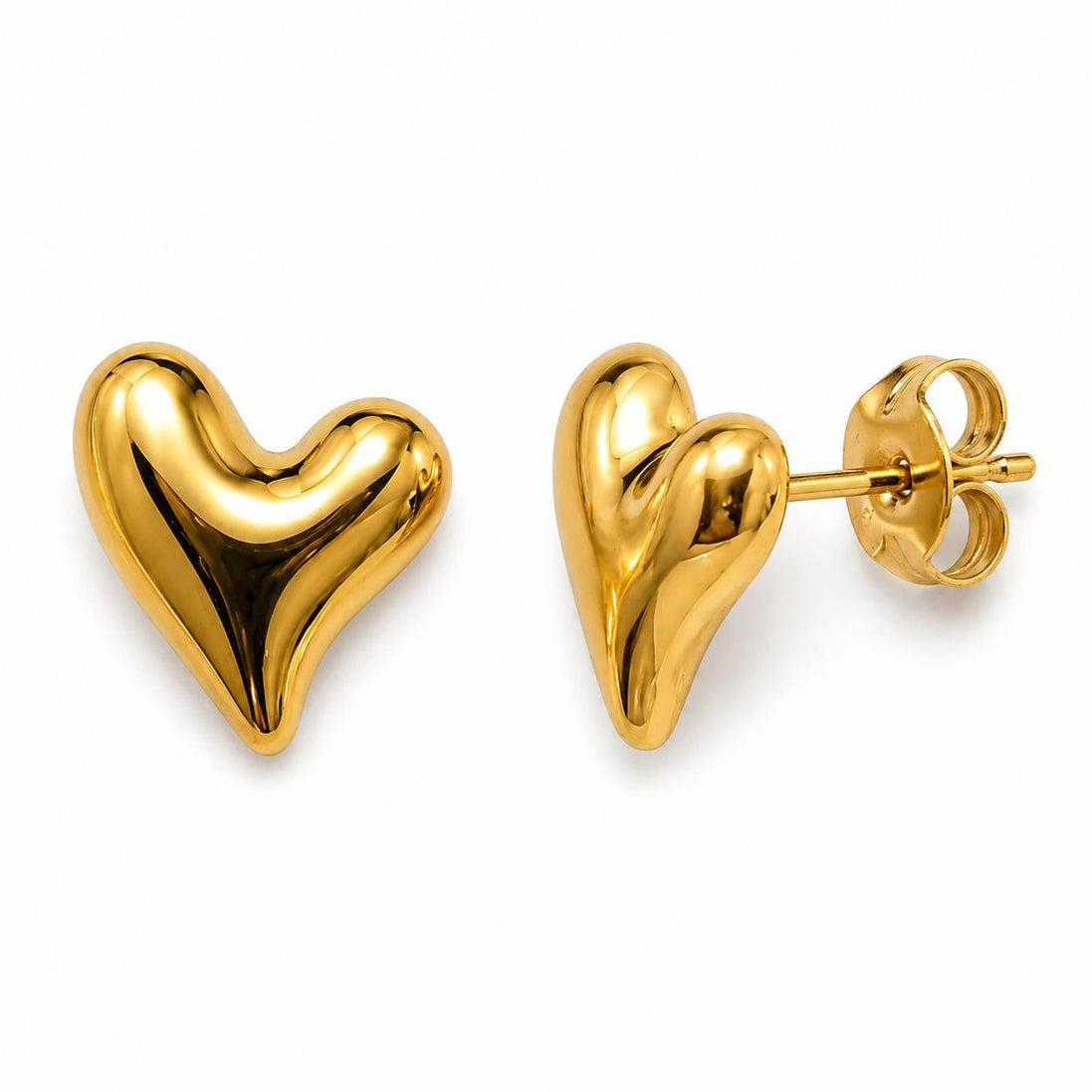 Pendientes Dorados Corazón