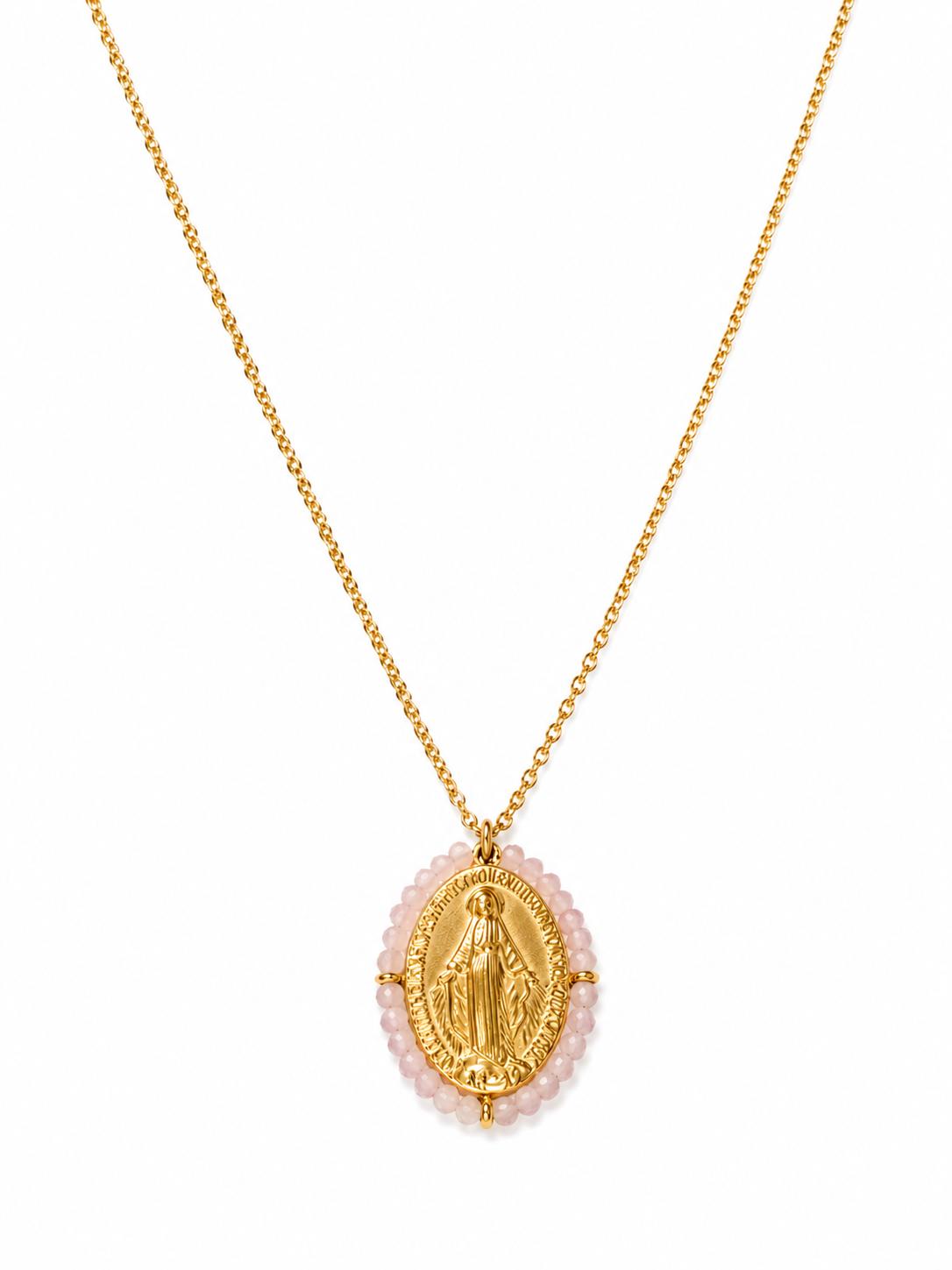 Collar Dorado de la Virgen Milagrosa