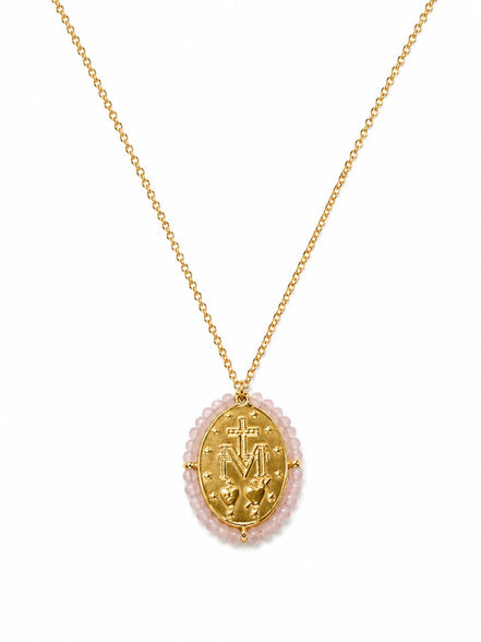 Collar Dorado de la Virgen Milagrosa