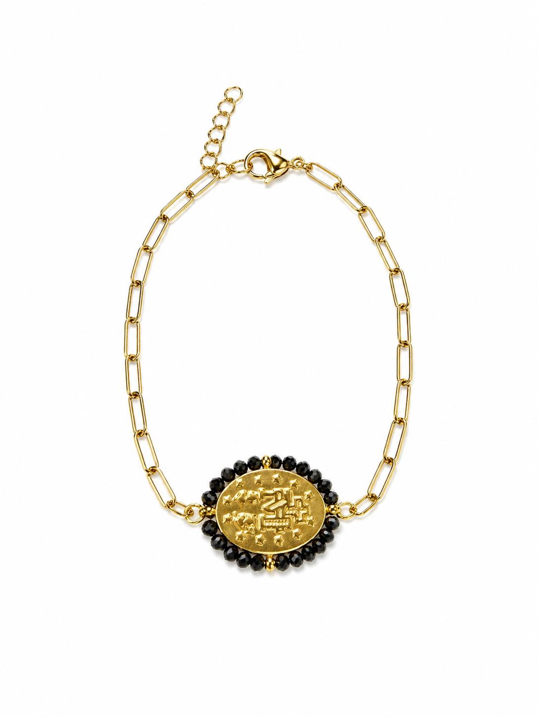 Pulsera Dorada de la Virgen Milagrosa