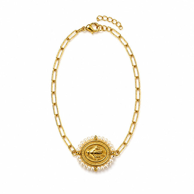Pulsera Dorada de la Virgen Milagrosa