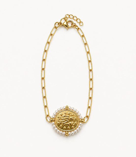 Pulsera Dorada de la Virgen Milagrosa