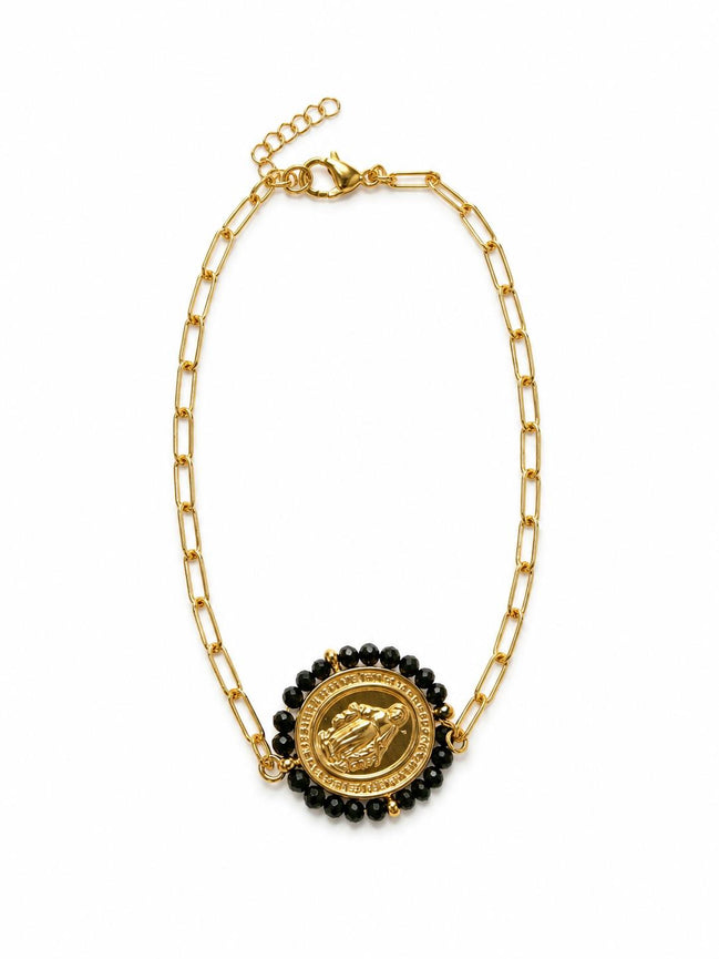 Pulsera Dorada de la Virgen Milagrosa
