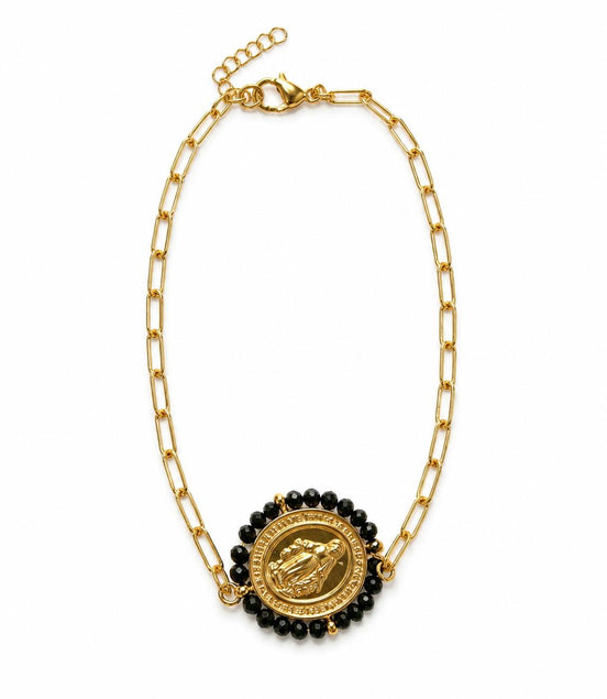 Pulsera Dorada de la Virgen Milagrosa