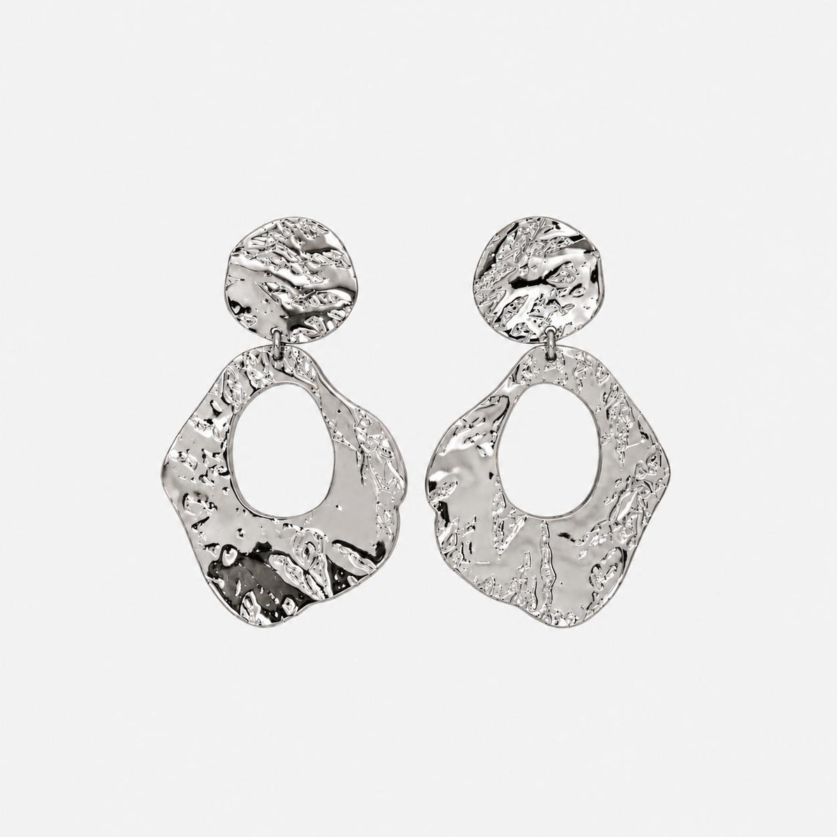 Pendientes Un Peu de Folie Plateados