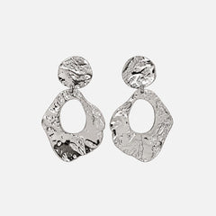 Pendientes Un Peu de Folie Plateados