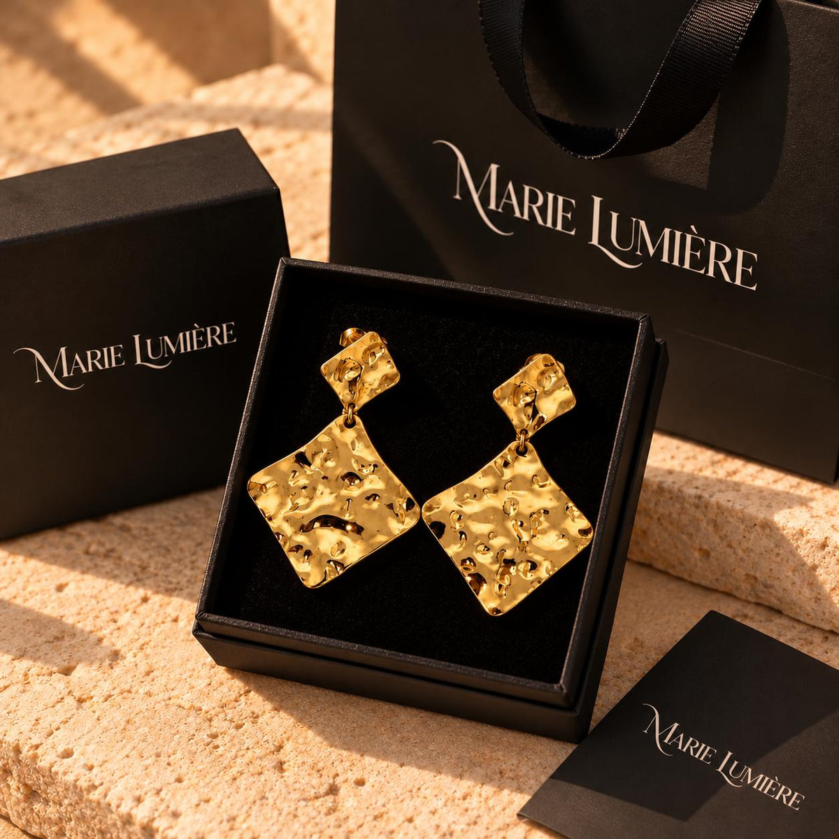 Pendientes Coup de Soleil Dorados