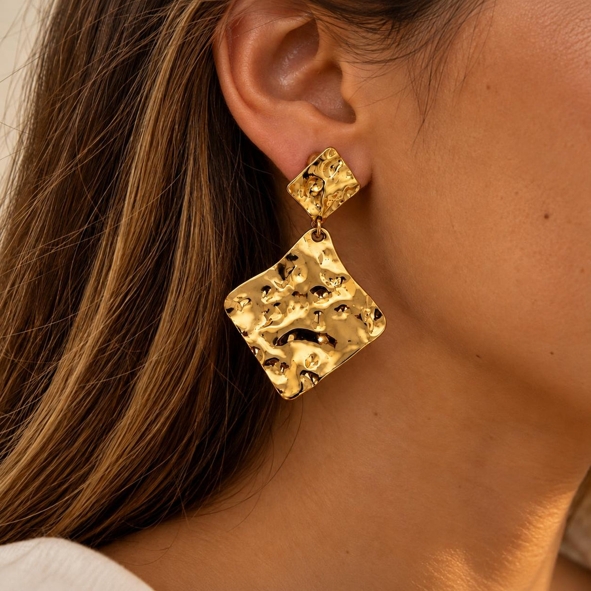 Pendientes Coup de Soleil Dorados