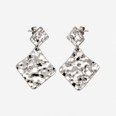 Pendientes Coup de Soleil Plateados