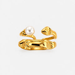 Anillo Perle Rare Dorado