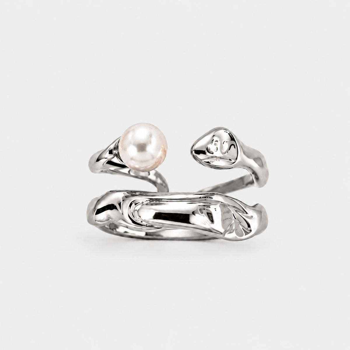 Anillo Perle Rare Plateado
