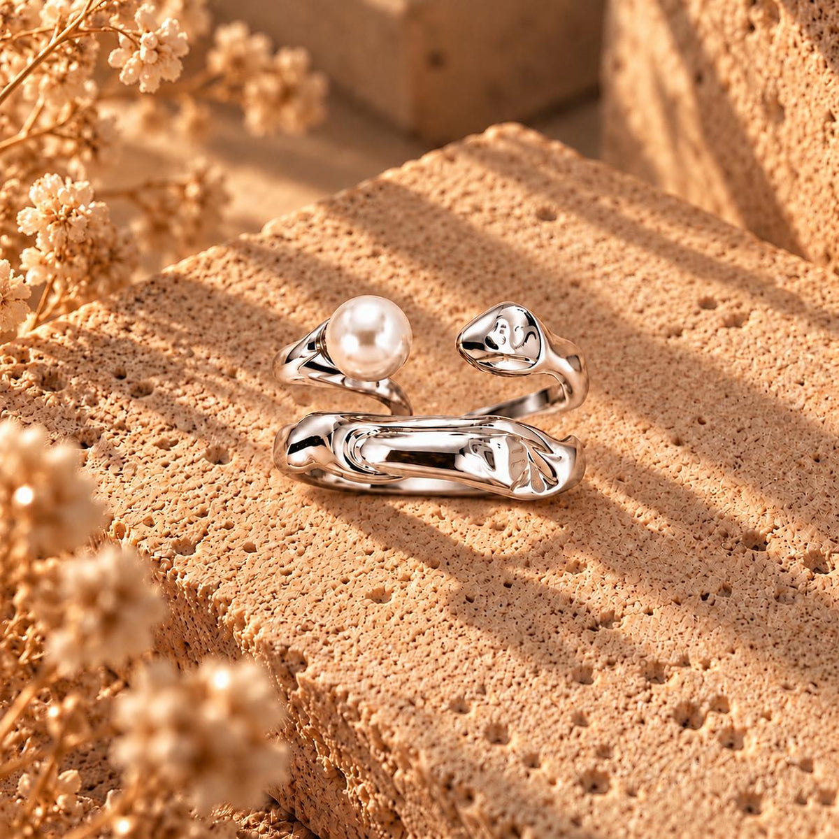 Anillo Perle Rare Plateado