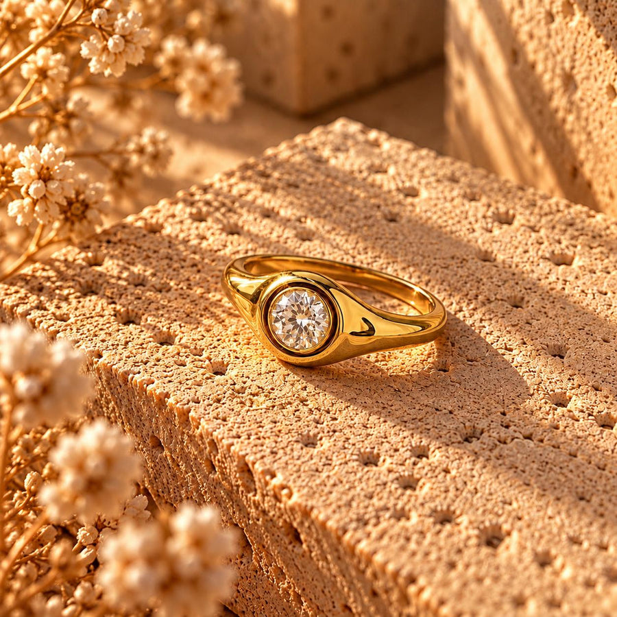 Anillo Le Petit Hasard Dorado