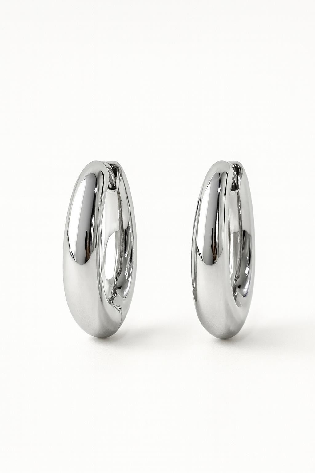 PENDIENTES PLATEADOS