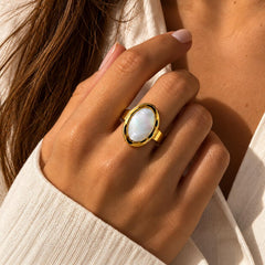 Anillo Clair de Lune Dorado