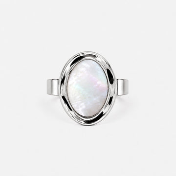Anillo Clair de Lune Plateado