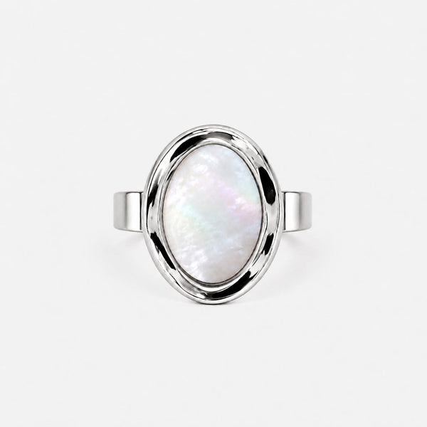 Anillo Clair de Lune Plateado