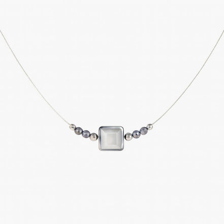 COLLAR PIEDRAS GRISES