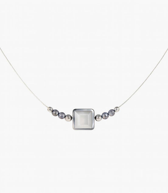 COLLAR PIEDRAS GRISES