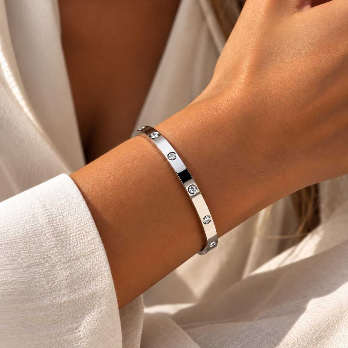 Brazalete Dolce Vita Plateado