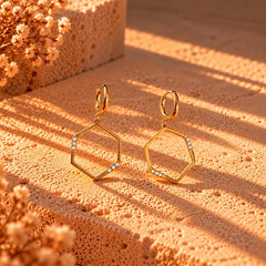 Pendientes Mademoiselle Soleil Dorados