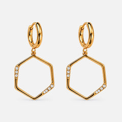 Pendientes Mademoiselle Soleil Dorados