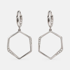 Pendientes Mademoiselle Soleil Plateados
