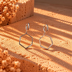 Pendientes Mademoiselle Soleil Plateados