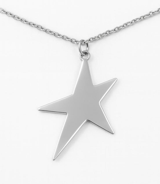 COLLAR PLATEADO ESTRELLA