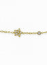 PULSERA DORADA ESTRELLA Y PIEDRAS