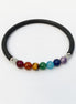 Pulsera Caucho Chakra