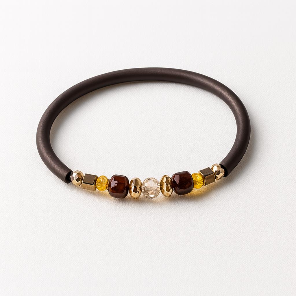 Dos Pulseras Caucho Lumineuse