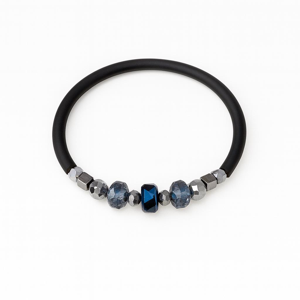 Dos Pulseras Caucho Lumineuse