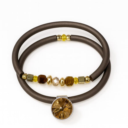 Dos Pulseras Caucho Lumineuse