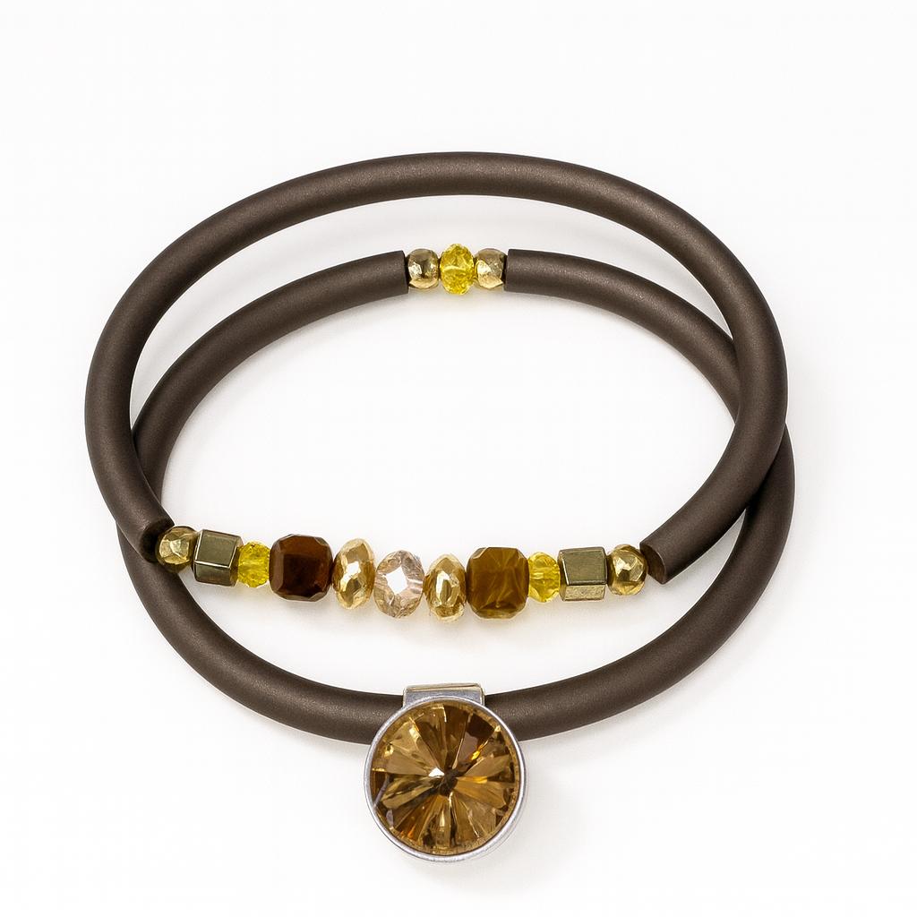 Dos Pulseras Caucho Lumineuse