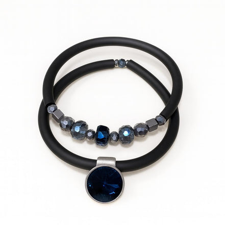 Dos Pulseras Caucho Lumineuse