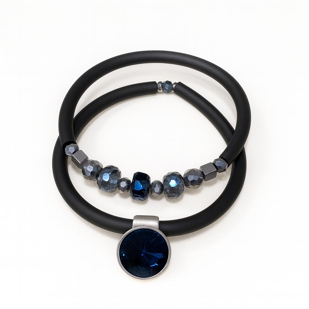 Dos Pulseras Caucho Lumineuse