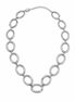 Collar Plateado Círculos
