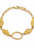 Pulsera Dorada con Óvalo