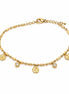 Pulsera Dorada con Círculos y Circonitas